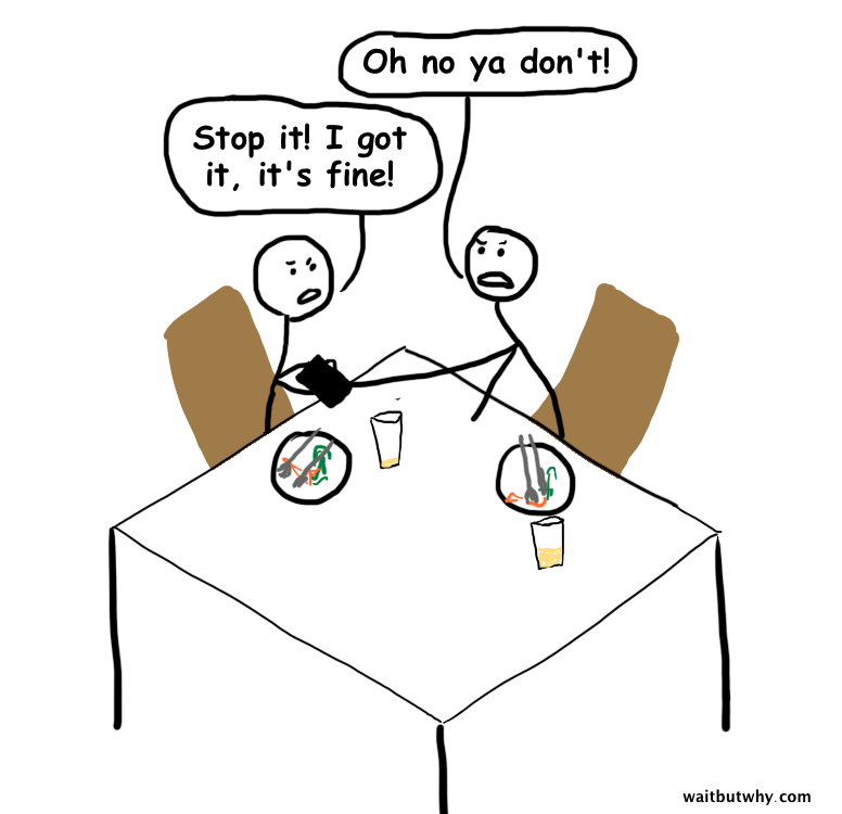 Fighting over the bill